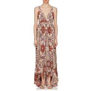 L'AGENCE Rosalina Silk Maxi Dress Size 4